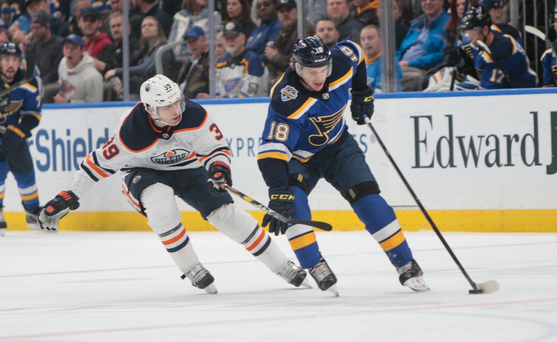 Blues take on the Edmonton Oilers